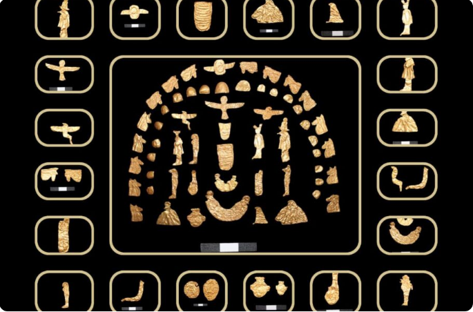 باستان‌شناسان گنجینه‌ای از طلا در مصر کشف کردند
