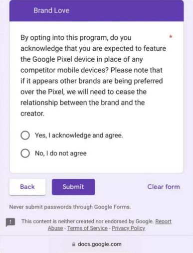 شرط عجیب گوگل برای بررسی‌کنندگان پیکسل: گوشی‌های رقیب را ترجیح ندهید!