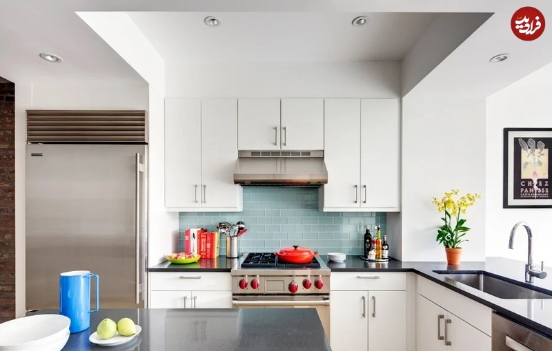 (تصاویر) معماری مدرن یک خانۀ باریک آمریکایی با عرض ۳.۶۵ متر