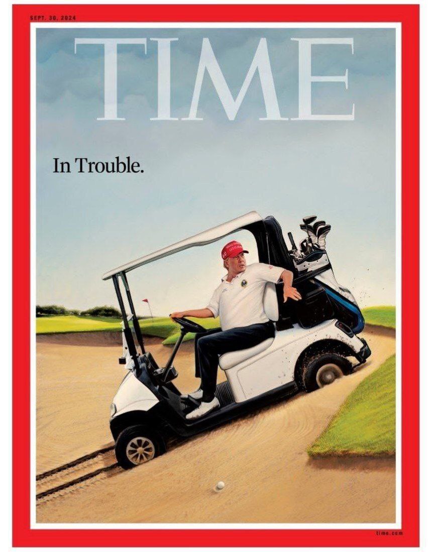 مجله تایم: ترامپ در دردسر افتاد!