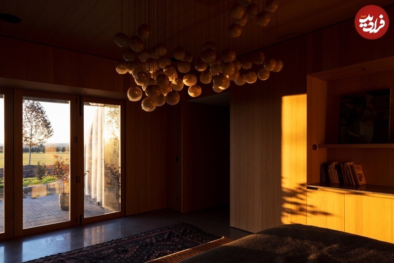 (تصاویر) معماری استثنائی خانه‌ای که انگار متعلق به یک تمدن بیگانه است