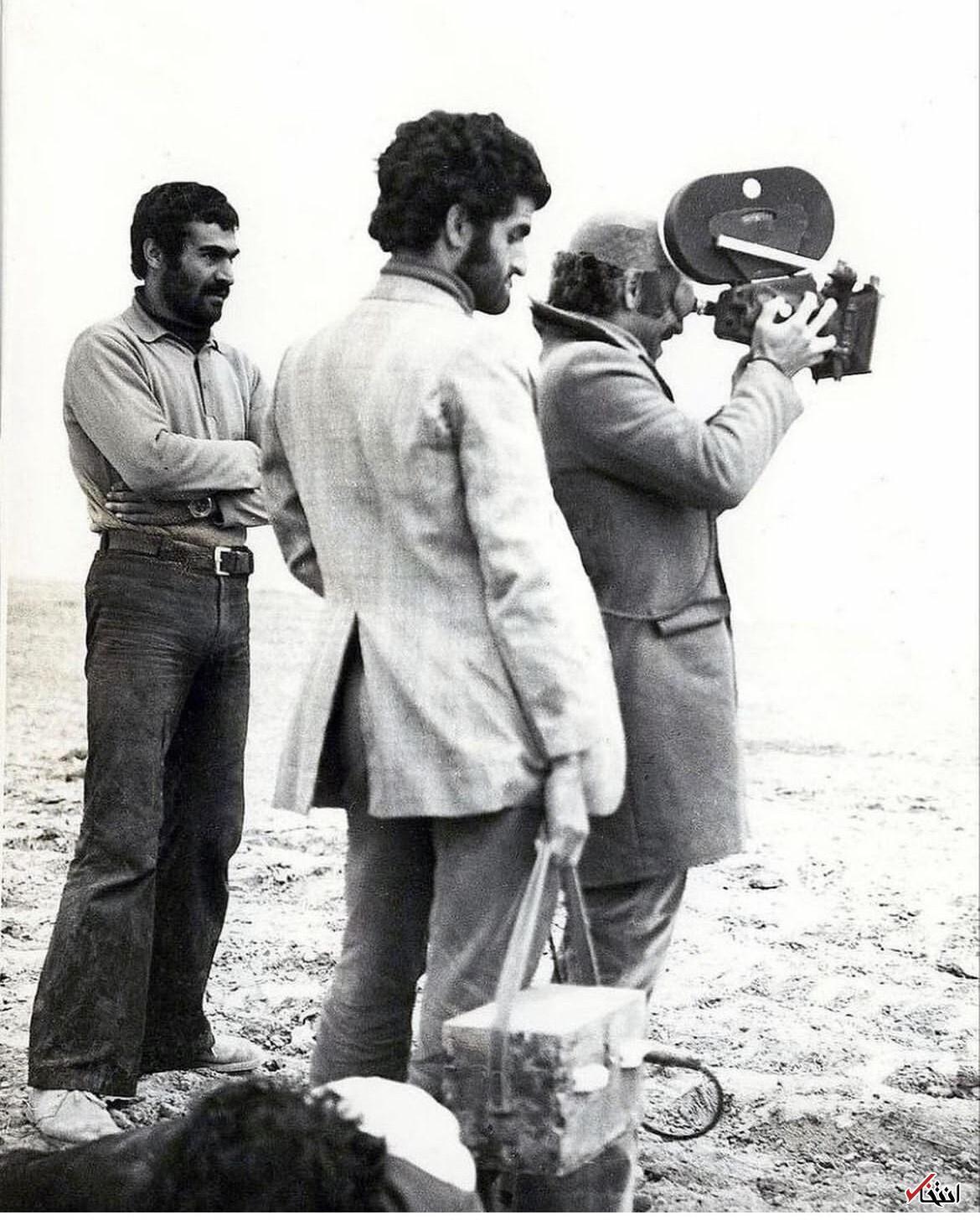 (تصویر) ۱۳۵۱؛ مسعود کیمیایی در حال ساخت فیلم