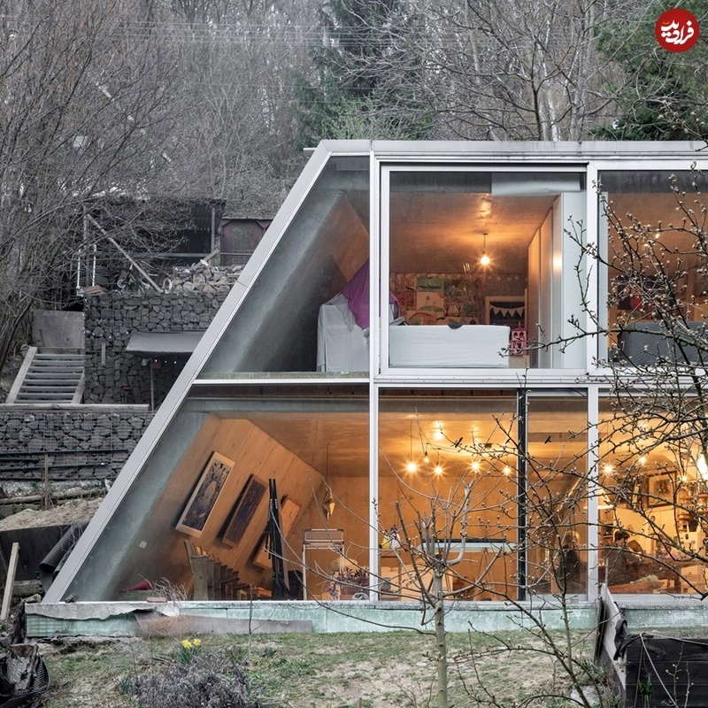 ۱۰ خانه معمارانه که به شکل عجیبی ناکارآمد هستند (تصاویر)