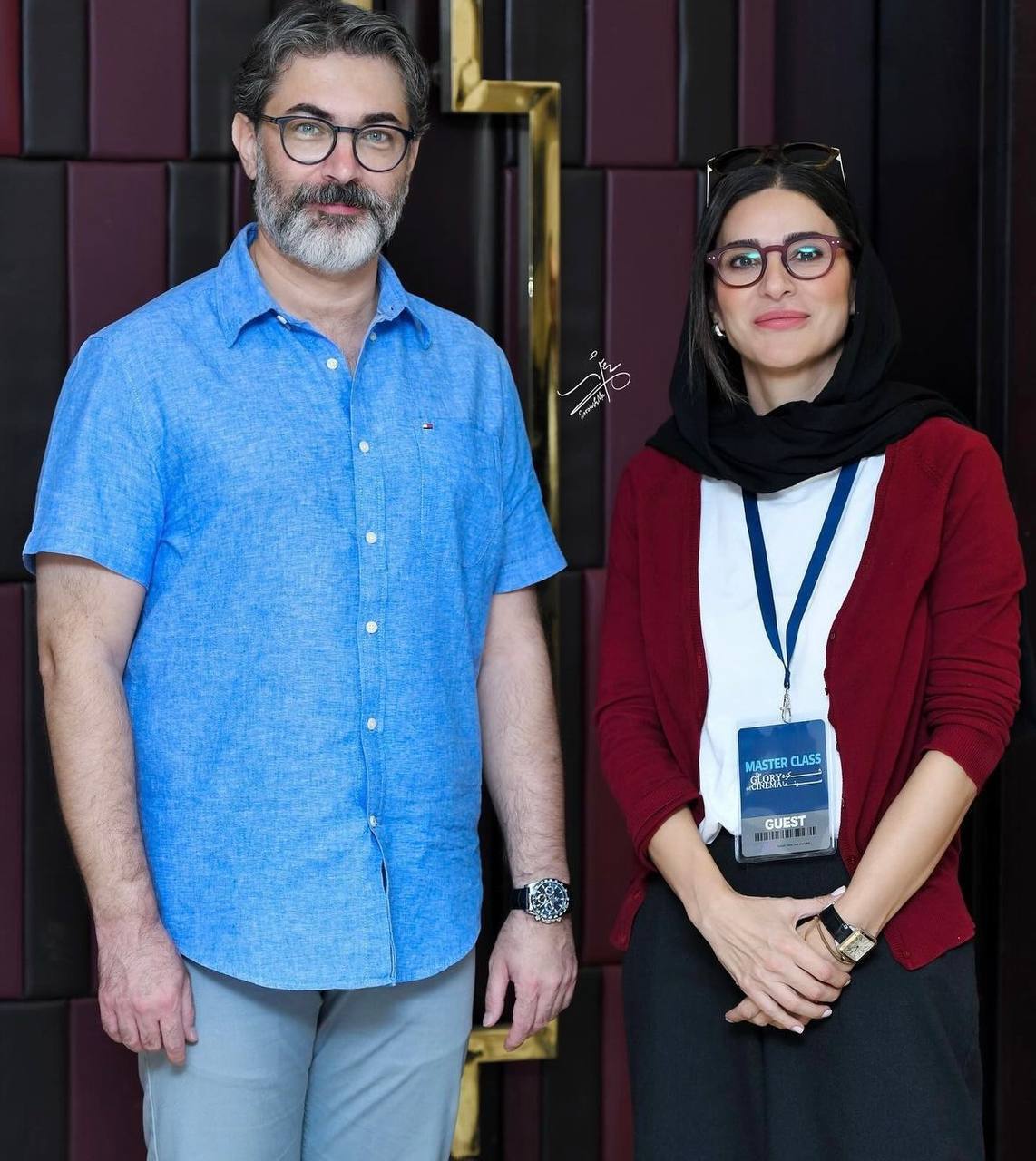 قاب یادگاری پارسا پیروزفر، سحر دولتشاهی و الناز شاکردوست