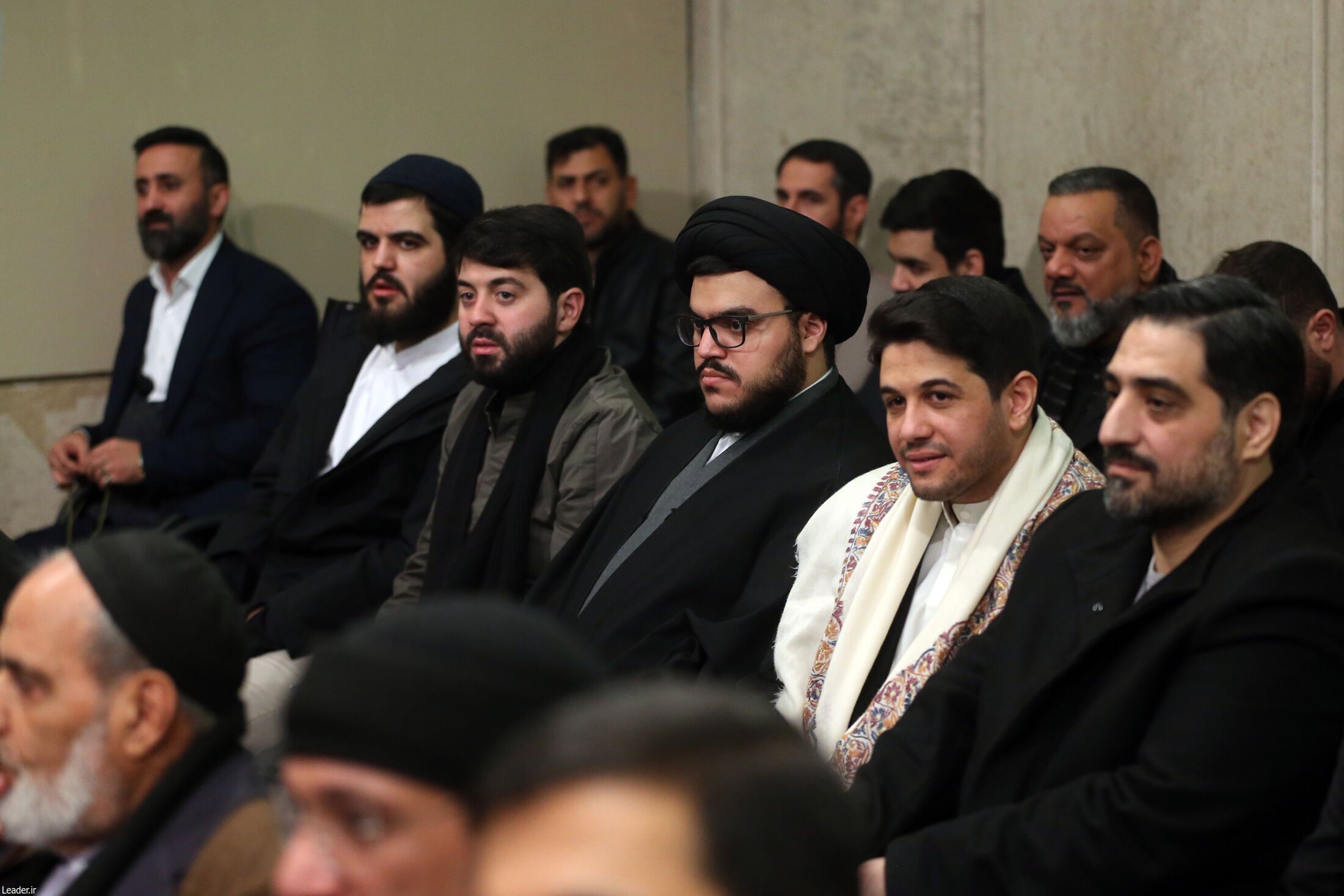 (عکس) حضور فرزند شهید سیدحسن نصرالله در دیدار امروز رهبر انقلاب