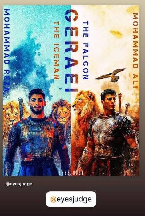 (عکس) برادران گرایی در لباس گلادیاتورها