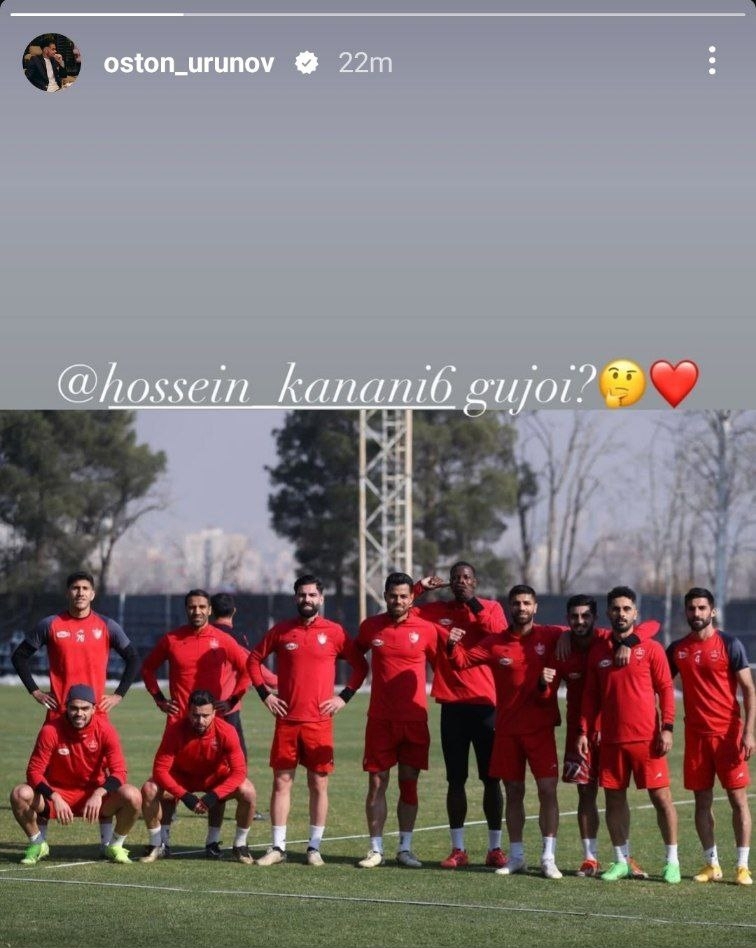 (عکس) کل‌کل ۲ ستاره پرسپولیس در اینستاگرام