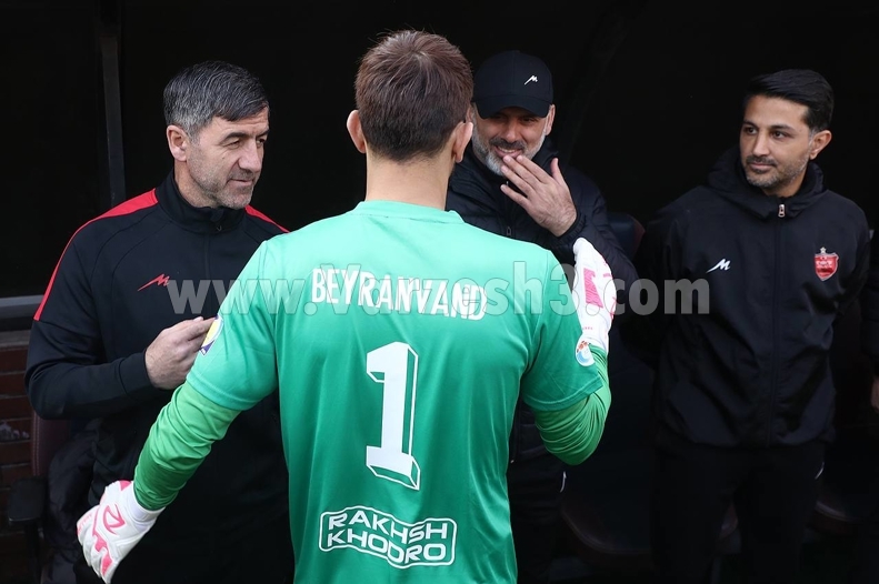 (عکس) خوش و بش پرسپولیسی‌ها با بیرانوند