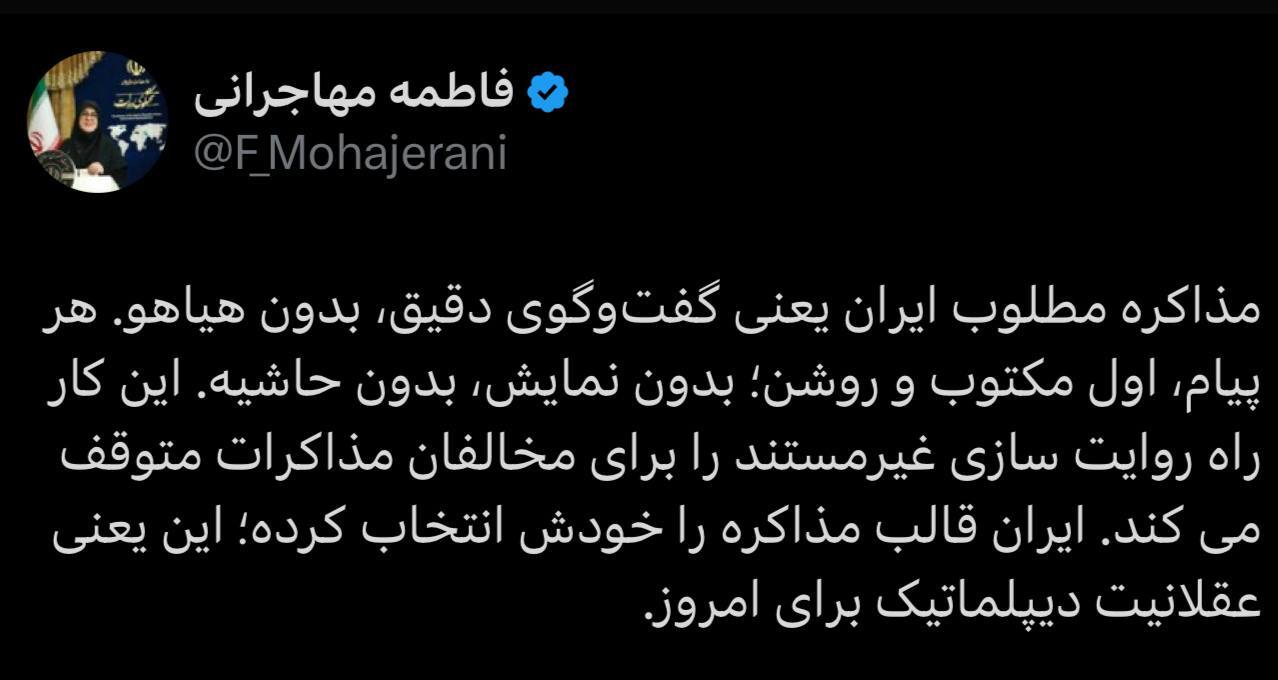 سخنگوی دولت: مذاکره مطلوب ایران گفت‌وگوی دقیق و بدون هیاهوست